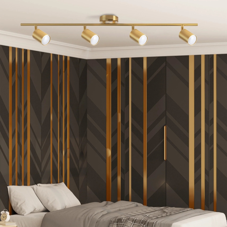 Spotlamp GOLDIE 4xGU10/10W/230V goud