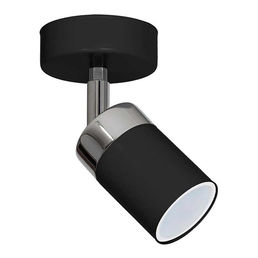 Spotlamp JOKER 1xGU10/25W/230V zwart/glanzend chroom