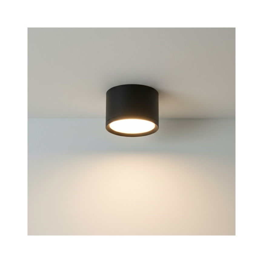 Spotlamp OH12S 1xGX53/35W/230V 5 cm zwart
