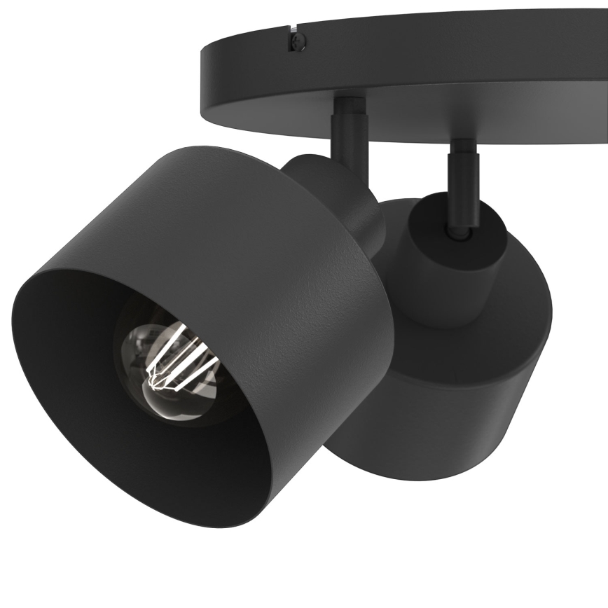 Spotlamp PARKLA 3xE27/15W/230V zwart