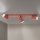 Spotlamp PENN 3xGU10/13W/230V baksteenrood