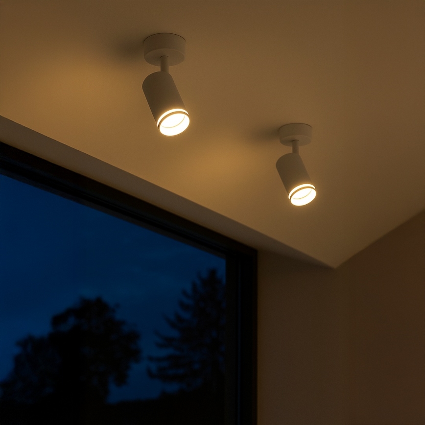 Spotlamp PIPE 1xGU10/10W/230V wit