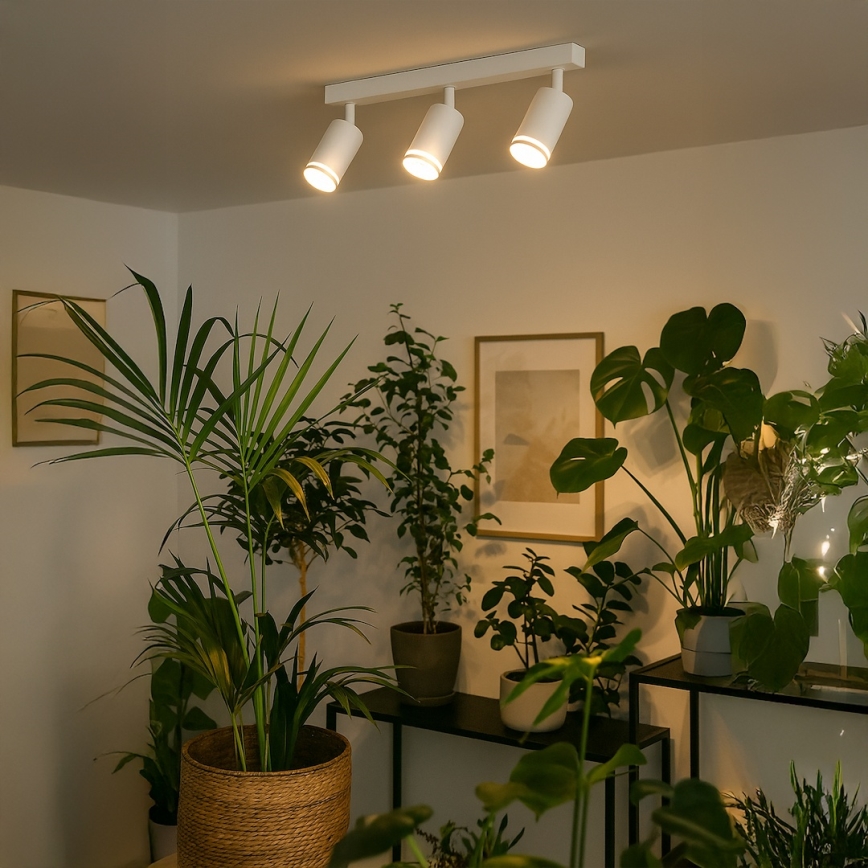 Spotlamp PIPE 3xGU10/10W/230V wit