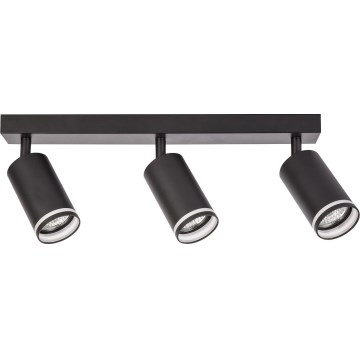 Spotlamp PIPE 3xGU10/10W/230V, zwart