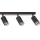 Spotlamp PIPE 3xGU10/10W/230V, zwart