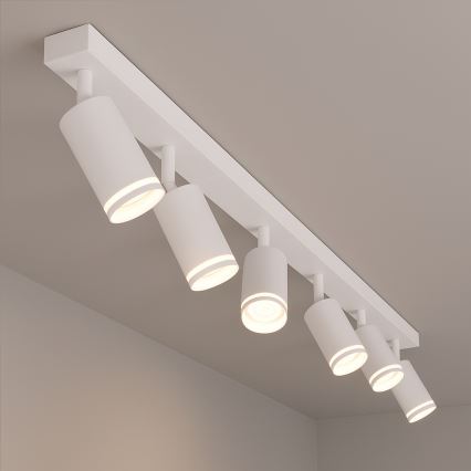 Spotlamp PIPE 6xGU10/10W/230V wit