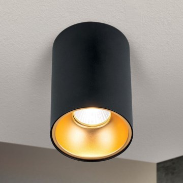 Spotlamp STARLIGHT 1xGU10/50W/230V zwart/goud