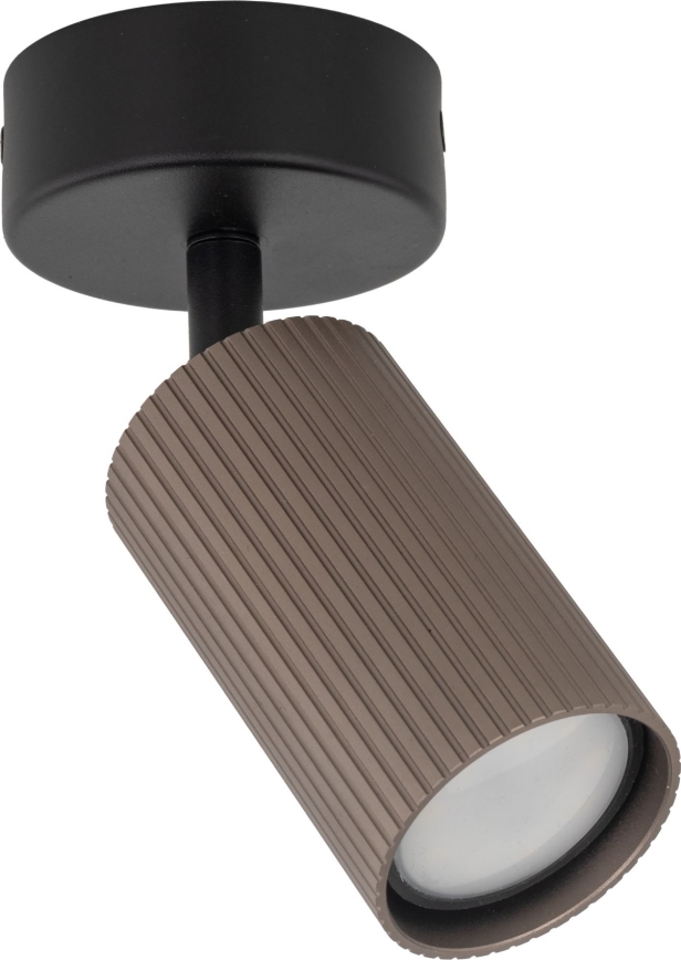 Spotlamp TUNE 1xGU10/10W/230V zwart/bruin