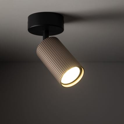 Spotlamp TUNE 1xGU10/10W/230V zwart/bruin