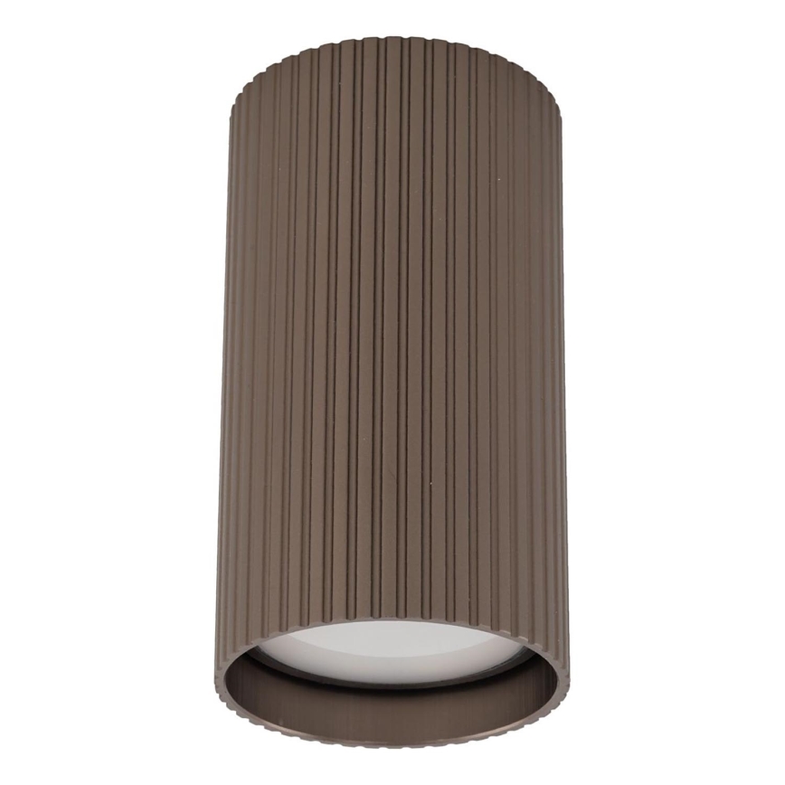 Spotlamp TUNE S 1xGU10/10W/230V 10 cm bruin