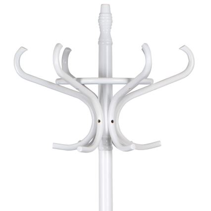 Staande kapstok 188 x 49 cm wit