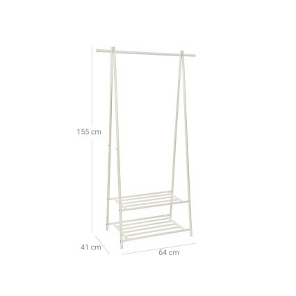 Staande kapstok LINEA, wit