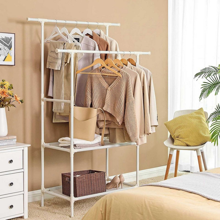 Staande kapstok LINEA, wit