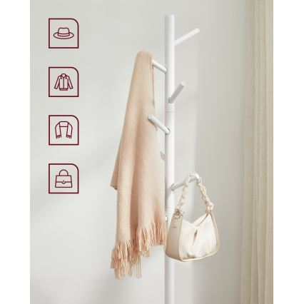 Staande kapstok LINEA, wit