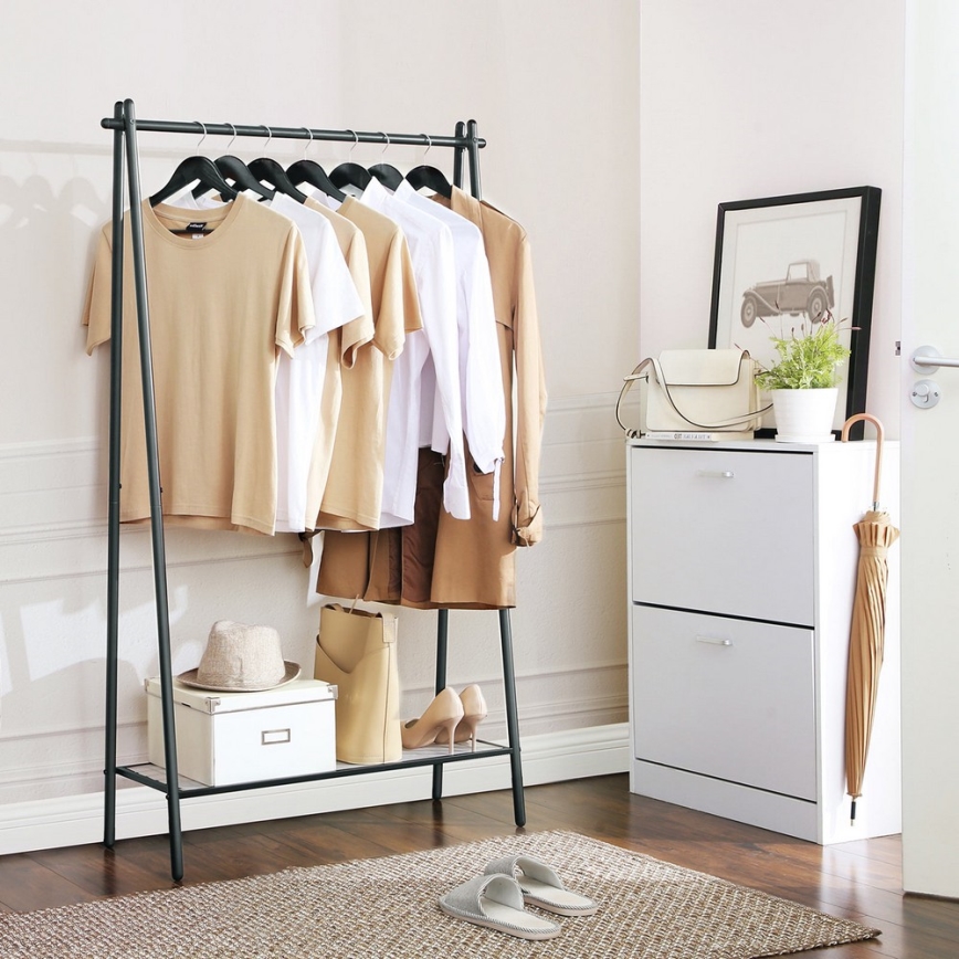 Staande kapstok LINEA, zwart