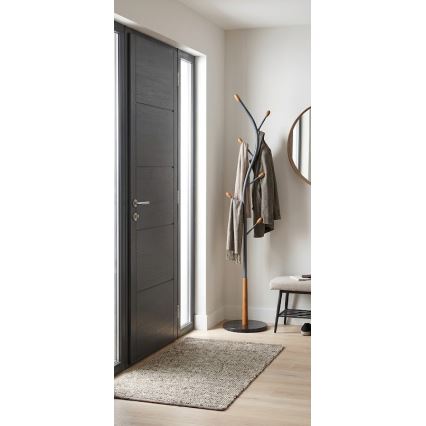 Staande kapstok STILE 186x38 cm, zwart