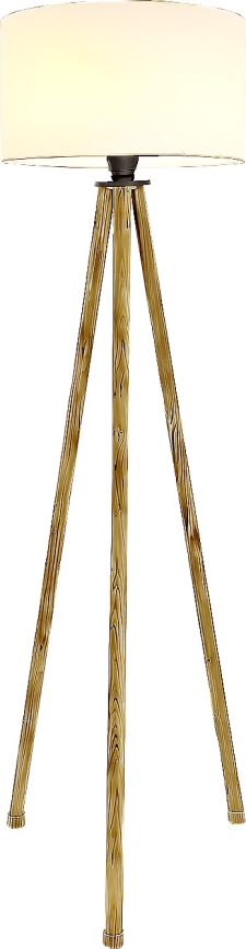 Staande lamp 1xE27/40W/230V beige/wit