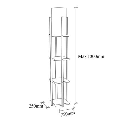 Staande Lamp 1xE27/40W/230V