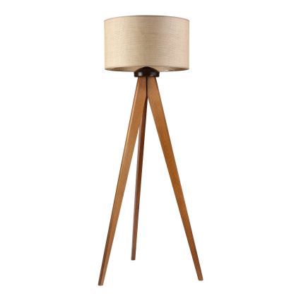 Staande lamp AIDA 1xE27/15W/230V eiken/raffia
