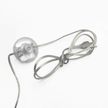 Staande lamp AIDA 1xE27/15W/230V eiken/raffia