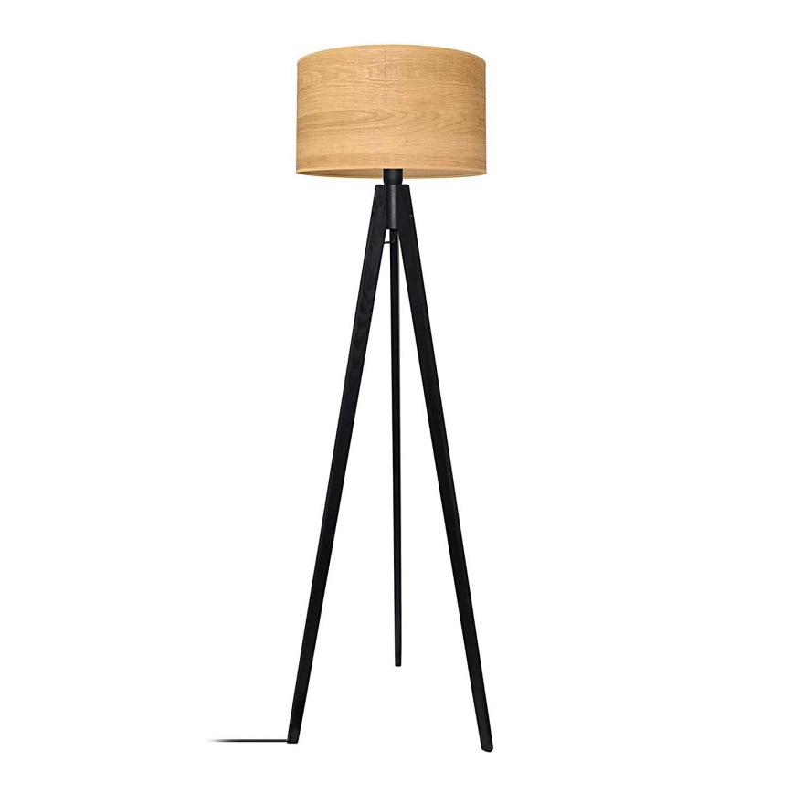 Staande lamp ALBA 1xE27/15W/230V bruin/den