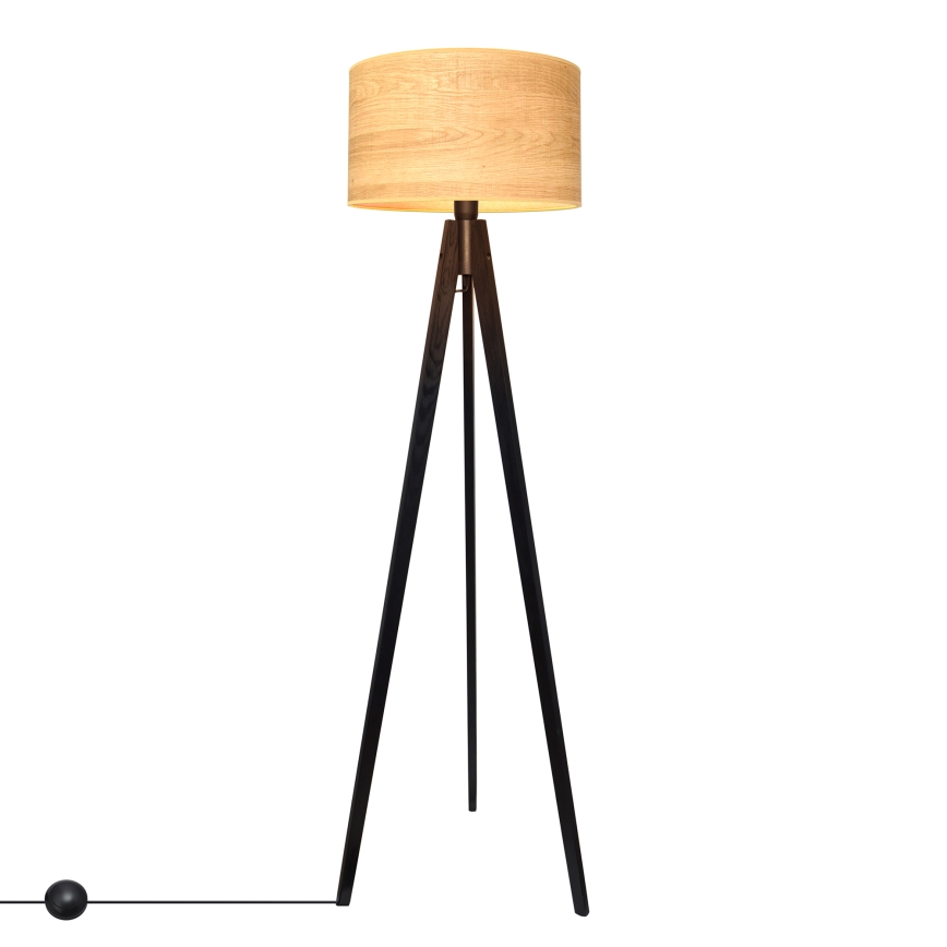 Staande lamp ALBA 1xE27/15W/230V bruin/den