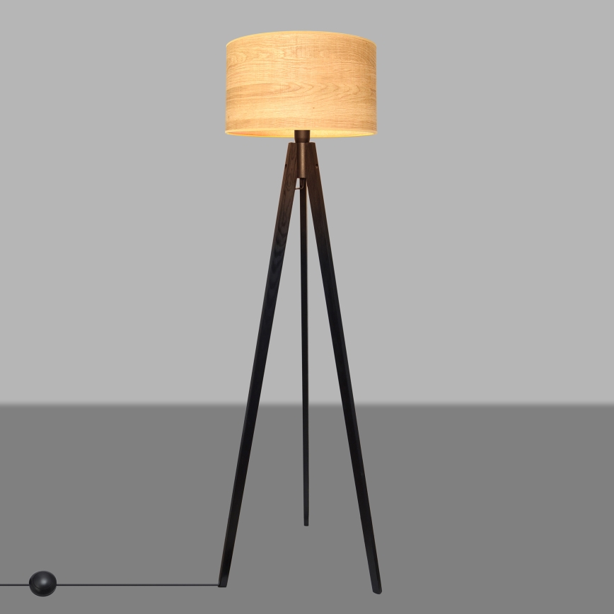 Staande Lamp ALBA 1xE27/15W/230V bruin/eiken