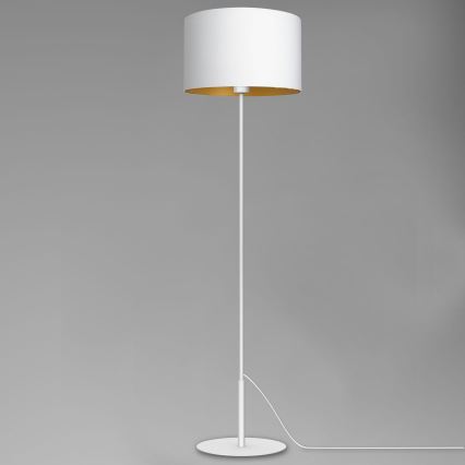 Staande lamp ARDEN 1xE27/60W/230V wit/gouden