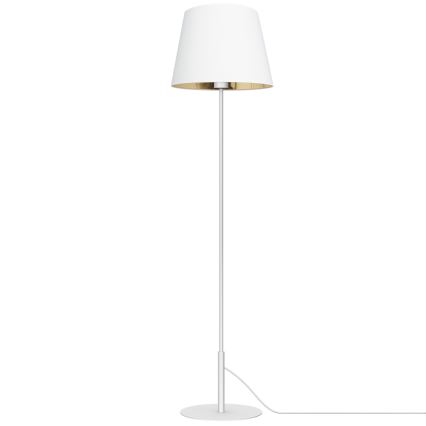 Staande lamp ARDEN 1xE27/60W/230V wit/gouden