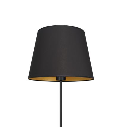 Staande Lamp ARDEN 1xE27/60W/230V zwart/gouden