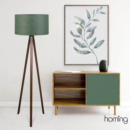 Staande lamp AYD 1xE27/40W/230V bruin/groen