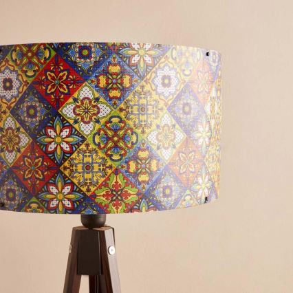 Staande lamp AYD 1xE27/40W/230V bruin/veelkleurig