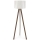 Staande Lamp AYD 1xE27/60W/230V crème/bruin
