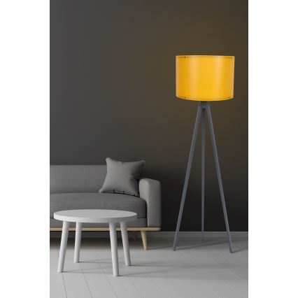 Staande Lamp AYD 1xE27/60W/230V oranje/grijs