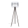 Staande Lamp CORAL 1xE27/60W/230V bruin/wit/mat chroom