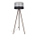Staande Lamp CORAL 1xE27/60W/230V bruin/zwart/grijs/mat chroom