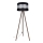 Staande Lamp CORAL 1xE27/60W/230V bruin/zwart/mat chroom