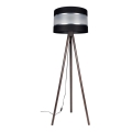 Staande Lamp CORAL 1xE27/60W/230V bruin/zwart/mat chroom