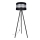 Staande Lamp CORAL 1xE27/60W/230V wengé/zwart/mat chroom