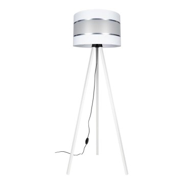 Staande Lamp CORAL 1xE27/60W/230V wit/mat chroom