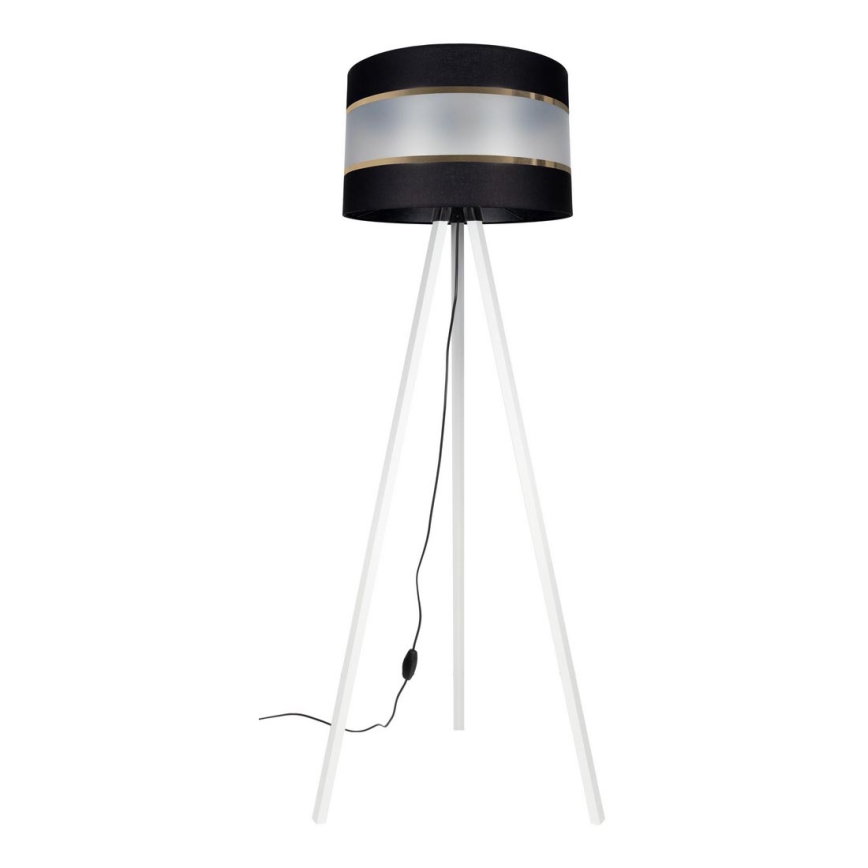 Staande lamp CORAL 1xE27/60W/230V wit/zwart/gouden