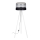 Staande Lamp CORAL 1xE27/60W/230V wit/zwart/grijs/mat chroom