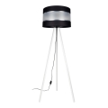 Staande Lamp CORAL 1xE27/60W/230V wit/zwart/mat chroom