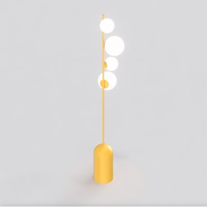 Staande lamp ETNO 4xG9/8W/230V oranje