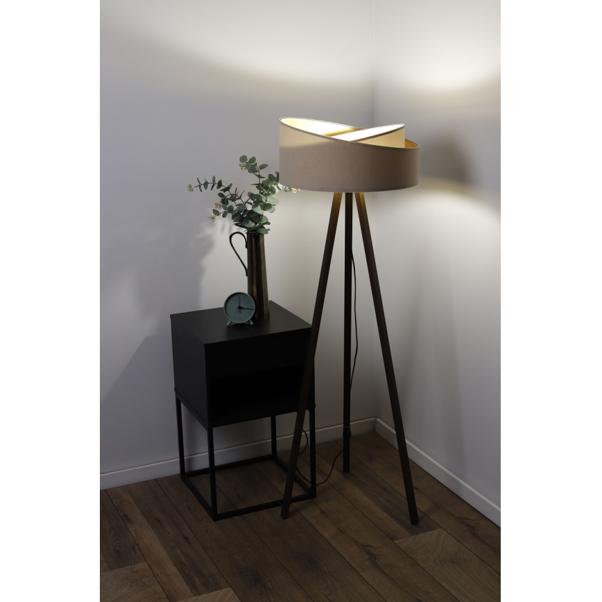 Staande lamp GALAXY 1xE27/60W/230V beige/zwart