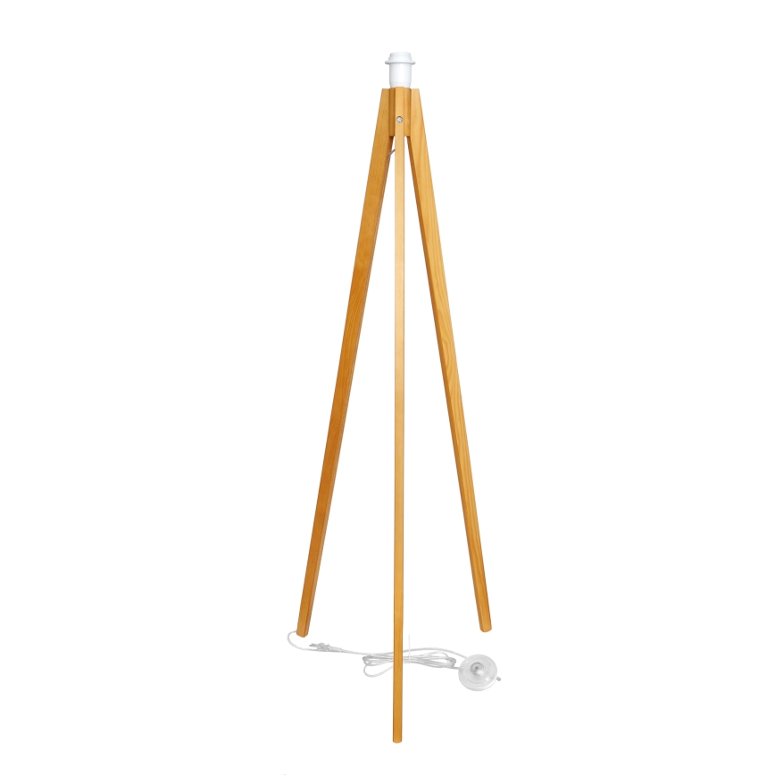 Staande Lamp HELEN 1xE27/15W/230V crème/goud/eiken