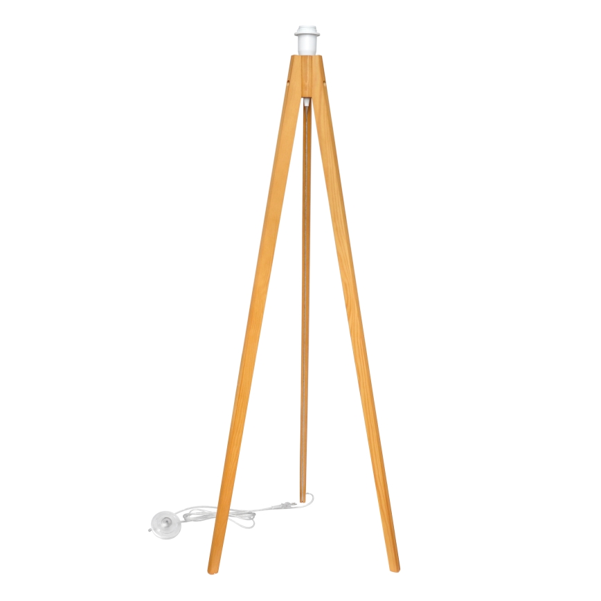 Staande Lamp HELEN 1xE27/15W/230V crème/goud/eiken