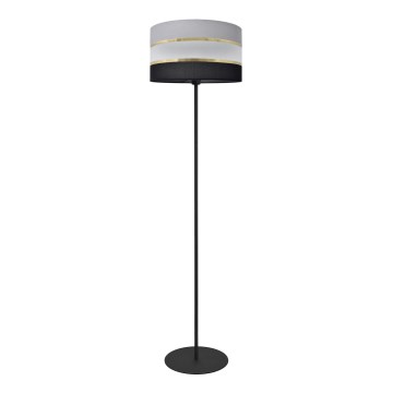 Staande Lamp HELEN 1xE27/15W/230V zwart/grijs/gouden