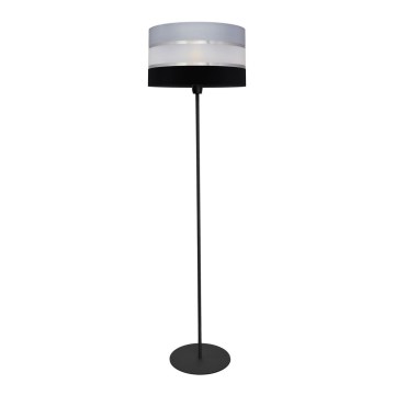 Staande Lamp HELEN 1xE27/15W/230V zwart/grijs/zilver