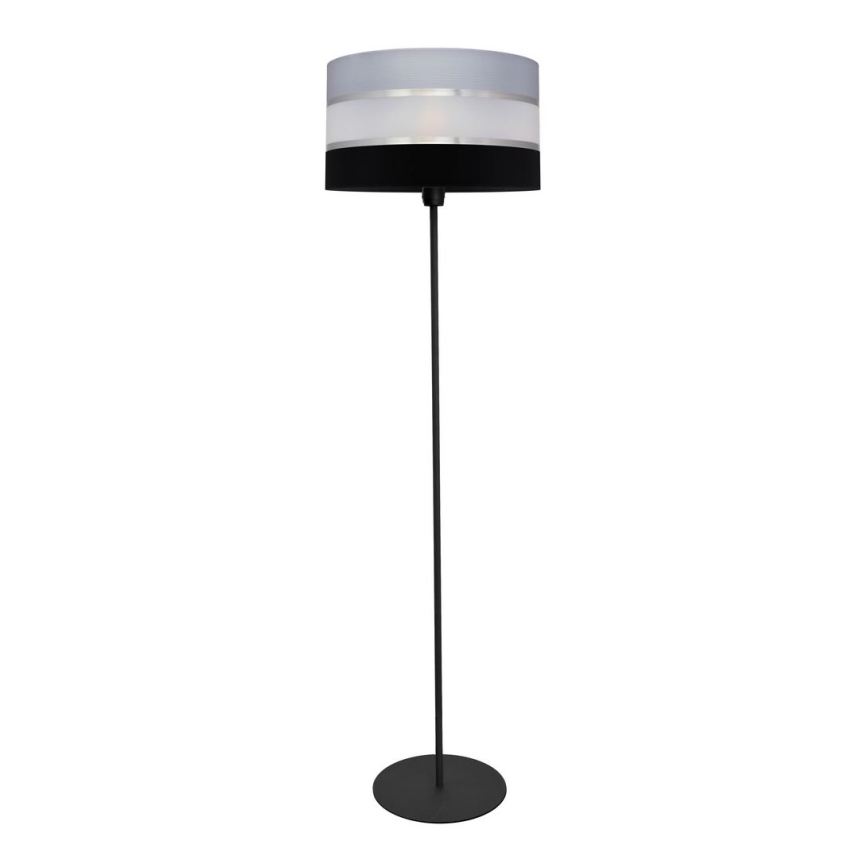 Staande Lamp HELEN 1xE27/15W/230V zwart/grijs/zilver